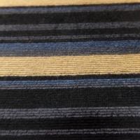 Velours eponge a rayures ton noir bleu safran2