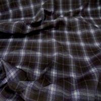 Velours milleraies marron a carreaux violet8