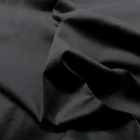 Velours palatine noir en coton en 1 40 m de large