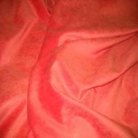 Velours ras orange rouille sans cotes0