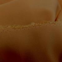 Vente de coupon crepe de soie moutarde