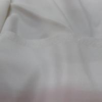 Vente de coupon de tissu beau crepe de soie blanc