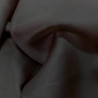 Vente de coupon de tissu organza de soie ton marron