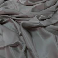 Vente de satin de soie 100 gris metal 1 50m