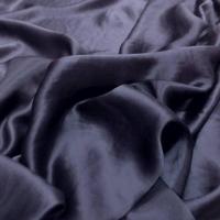 Vente de satin de soie bleu nuit en 1 37 m de large