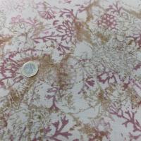Vente de tissu crepon imprime beige clair en 1 40 m de large pas cher