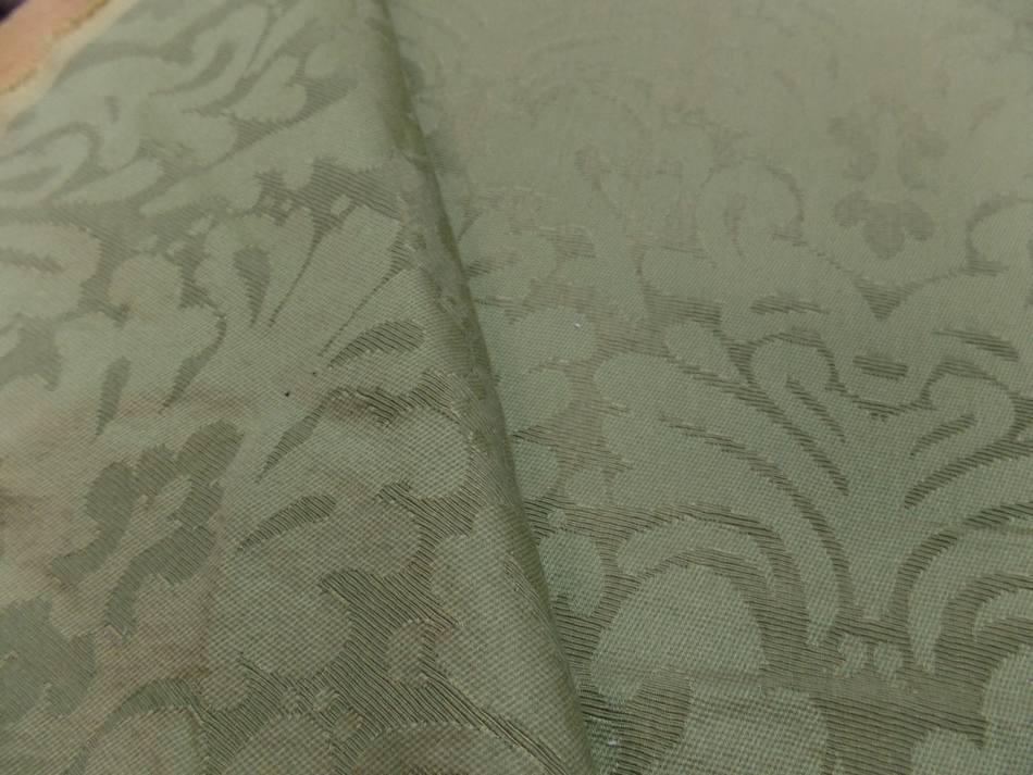 Vente de tissu epais d ameublement ton vert pas cher