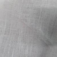 Vente de toile de lin 100 ton blanc casse