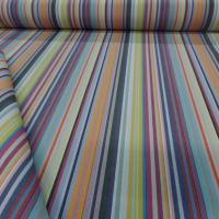 Vente de toile de store d exterieur en téflon a rayure rouge noir jaune bleu en 1 60m de large