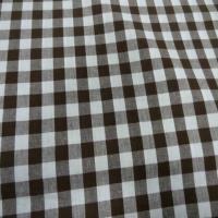 Vichy coton gros carreaux marron blanc2