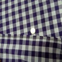 Vichy coton gros carreaux violet blanc4