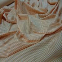 Vichy coton orange blanc9