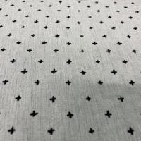 Viscose blanc chine a motifs devores en velours noir3