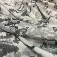 tissu Viscose blanche imprimée sur Marseille