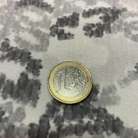tissu Viscose blanche imprimée ton de gris