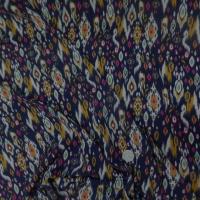 tissu Viscose bleu nuit imprimé en ligne