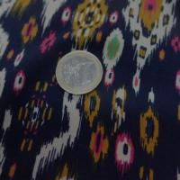 Viscose bleu nuit imprimé en 1 55 m de large