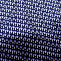 Viscose imprime petit motifs bleu et blanc