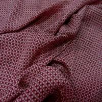 Viscose imprime petit motifs ton rose1