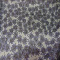 Viscose imprime petite fleurs blanc mauve