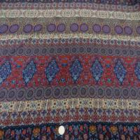 Viscose imprime ton rouge bleu orange5