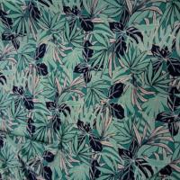Viscose imprime ton vert en 1 45m de large5