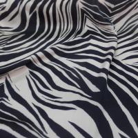 Viscose imprimé zèbre noir et beige clair sur Marseille