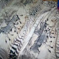 Viscose imprime zebre