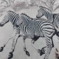 Viscose imprime zebre05
