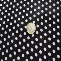 Viscose noire fine imprime imprime petit pois blanc4