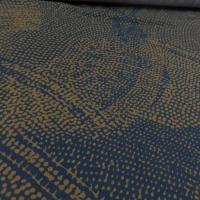 tissu Viscose noire imprimé marron fauve en ligne