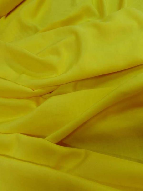 Viscose uni jaune