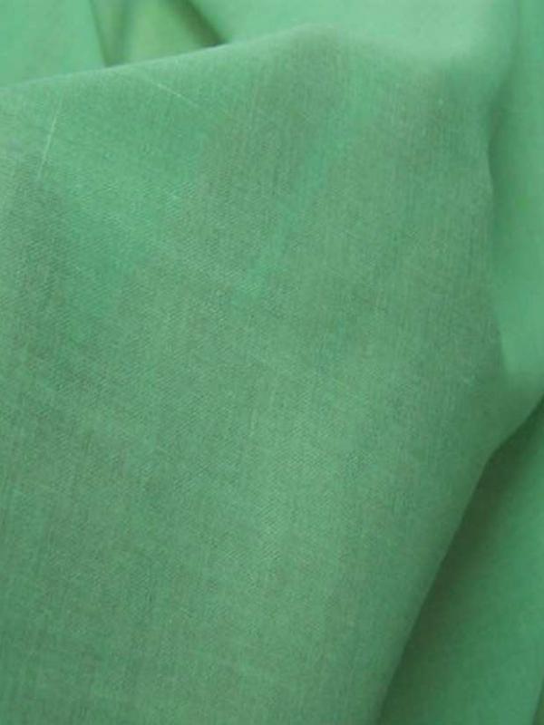 Voile coton fin vert