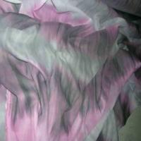 Voile de coton imprime ton blanc gris rose04
