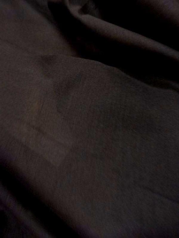 Voile de coton marron