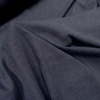 Voile de coton polyester gris bleu0