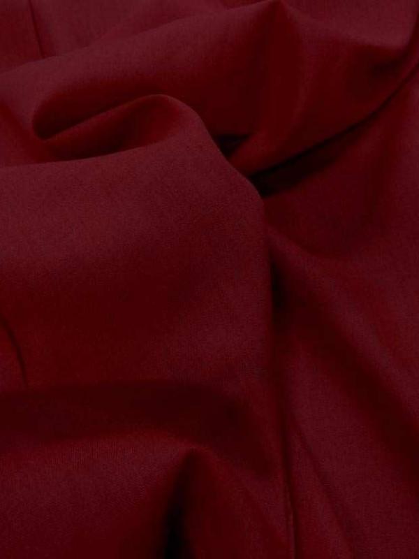 Voile de coton rouge bordeaux