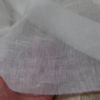 achat tissu Voile de lin 100% blanc cassé 90gr m² en 1.65m de large