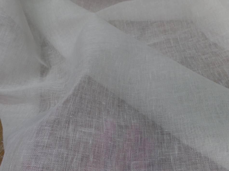 Voile de lin 100% blanc cassé 90gr m² en 1.65m de large
