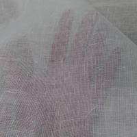 tissu Voile de lin 100% blanc cassé 90gr m² en 1.65m de large pas cher