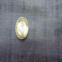 Voile de lin bleu faconne0