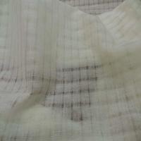 Voile de lin jaune clair faconne6