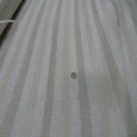 Voile de lin naturel a bandes en 3 30mde large