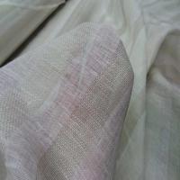 Voile de lin naturel a bandes en 3 30mde large04