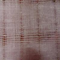 Voile de lin rose faconne9