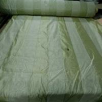 Voile de soie 100 faconne rayures ton anis clair7