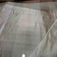 Voile de soie a bandes ton beige4