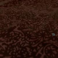 Voile de soie bordeaux a motifs devores aspect velours9