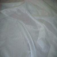 Voile de soie ecrue a rayures en 1 50m de l6