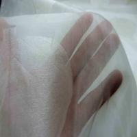 Voile de soie ecrue brode feuille de tilleul08